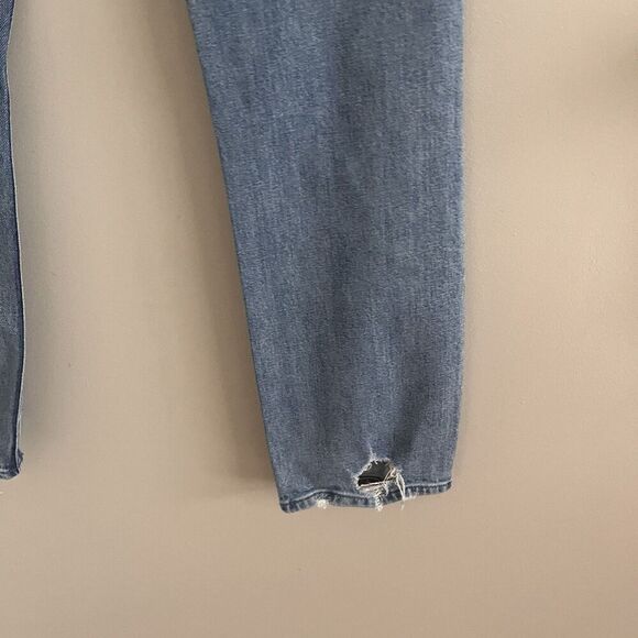 Mother Superior High Waisted Rider Skimp Jeans 25 Straight The Confession Wash - Picture 16 of 16